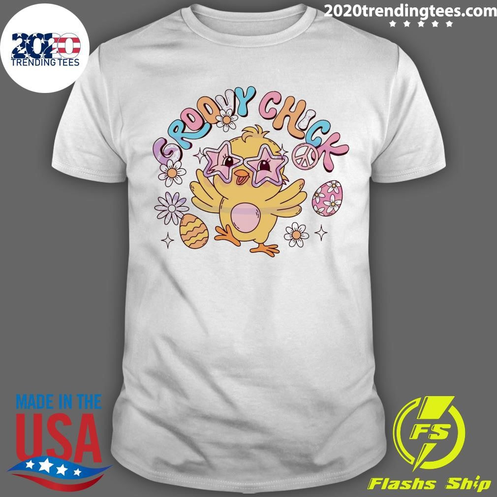 Best Hippie Easter Groovy Chick - Adult & Kids T-Shirts, Sweatshirts & Hoodies apparel design preview 1