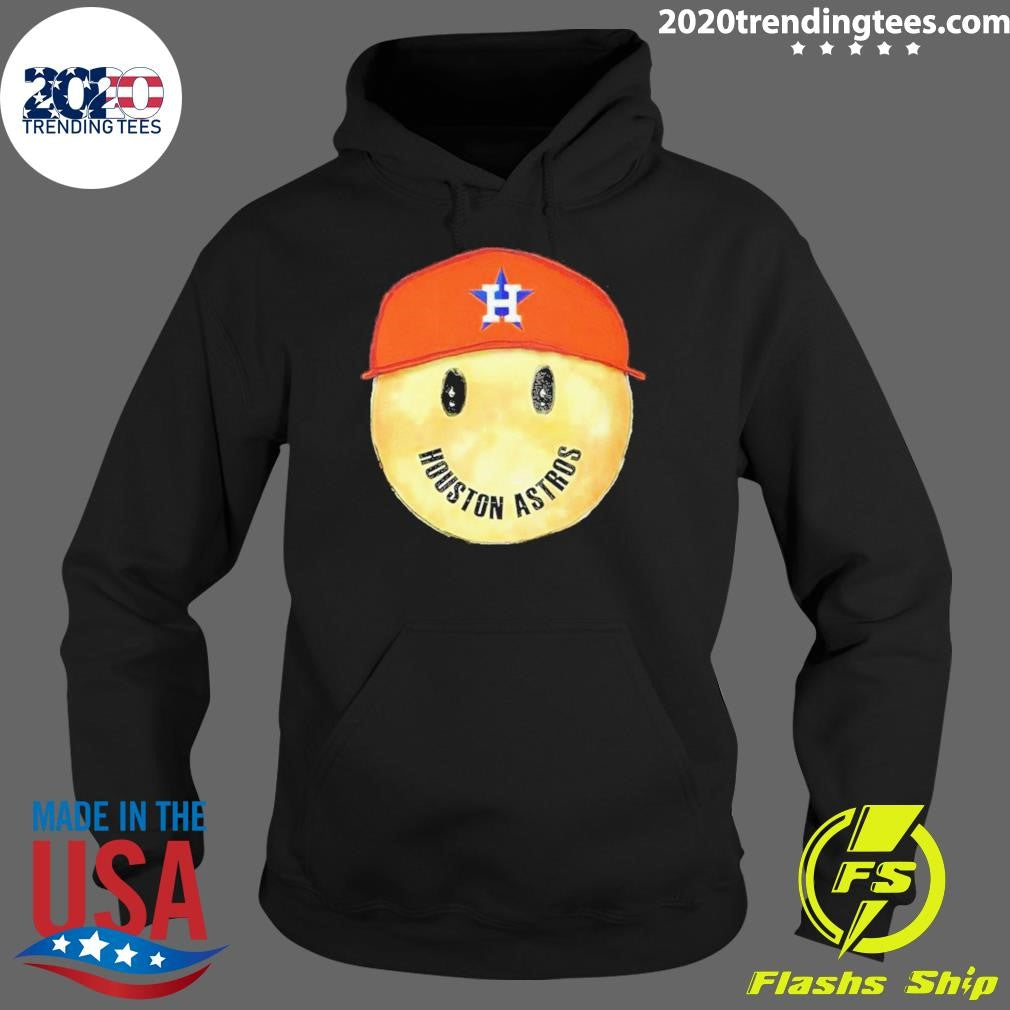 Best Houston Astros Baseball Smiley Face - Adult & Kids T-Shirts, Sweatshirts & Hoodies apparel design preview 2