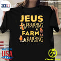 Best Jesus Praising And Farm Raising Chicken Farmer - Adult & Kids T-Shirts, Sweatshirts & Hoodies apparel design preview 1
