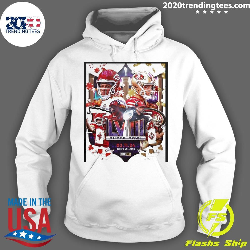 Best Kansas City Chiefs Vs San Francisco 49ers In Las - Adult & Kids T-Shirts, Sweatshirts & Hoodies apparel design preview 2