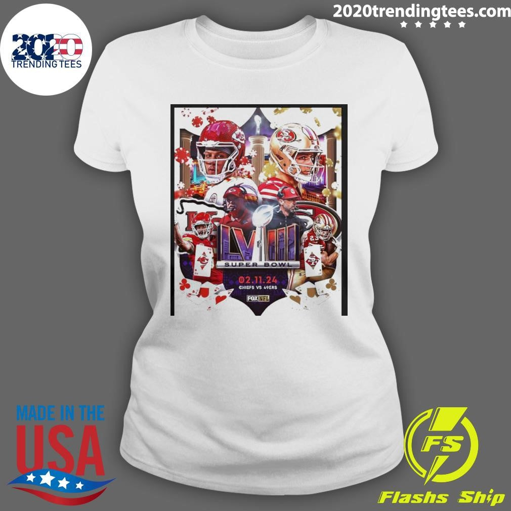 Best Kansas City Chiefs Vs San Francisco 49ers In Las - Adult & Kids T-Shirts, Sweatshirts & Hoodies apparel design preview 3