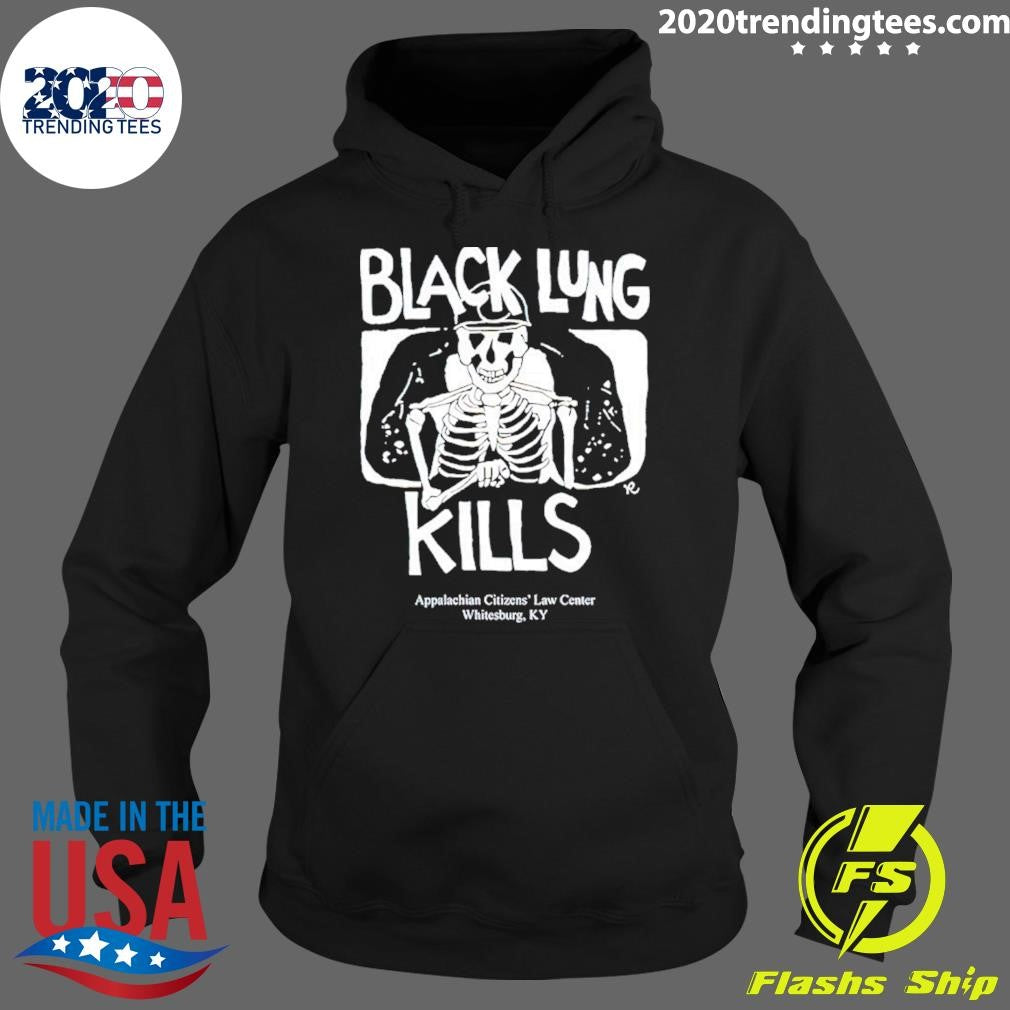 Best Kim Kelly Black Lung Kills - Adult & Kids T-Shirts, Sweatshirts & Hoodies apparel design preview 2