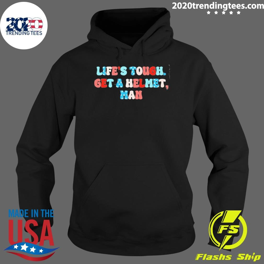 Best Let's Touch Get A Helmet Man Retro - Adult & Kids T-Shirts, Sweatshirts & Hoodies apparel design preview 2