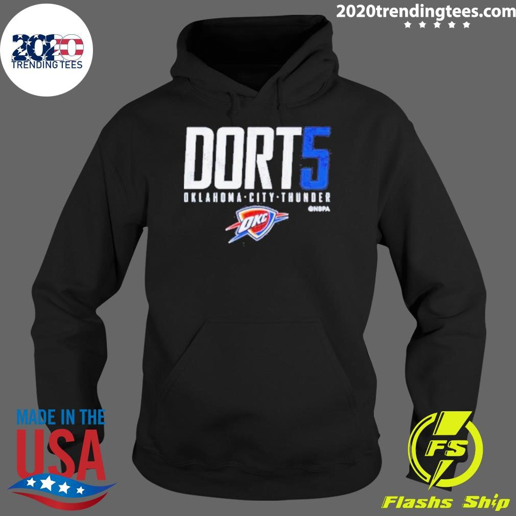 Best Luguentz Dort Oklahoma City Thunder Elite - Adult & Kids T-Shirts, Sweatshirts & Hoodies apparel design preview 2