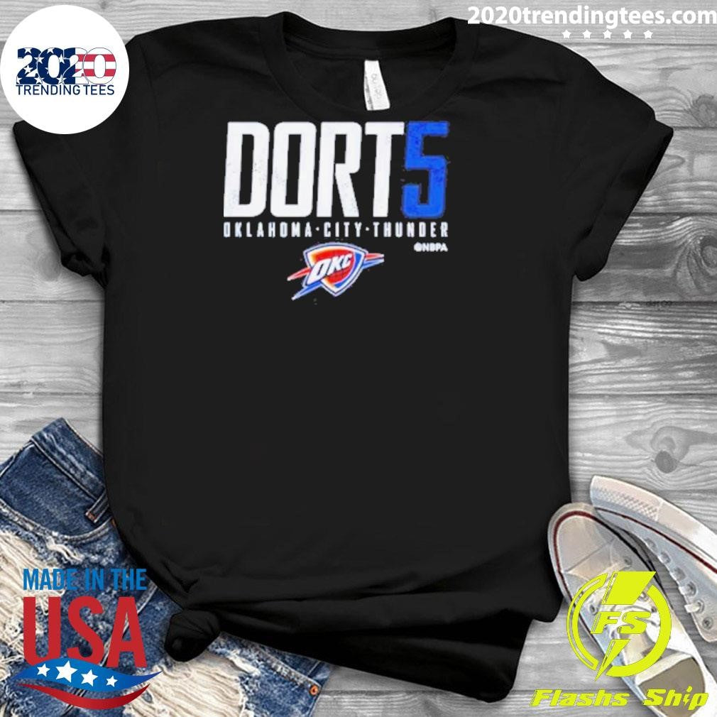 Best Luguentz Dort Oklahoma City Thunder Elite - Adult & Kids T-Shirts, Sweatshirts & Hoodies apparel design preview 3