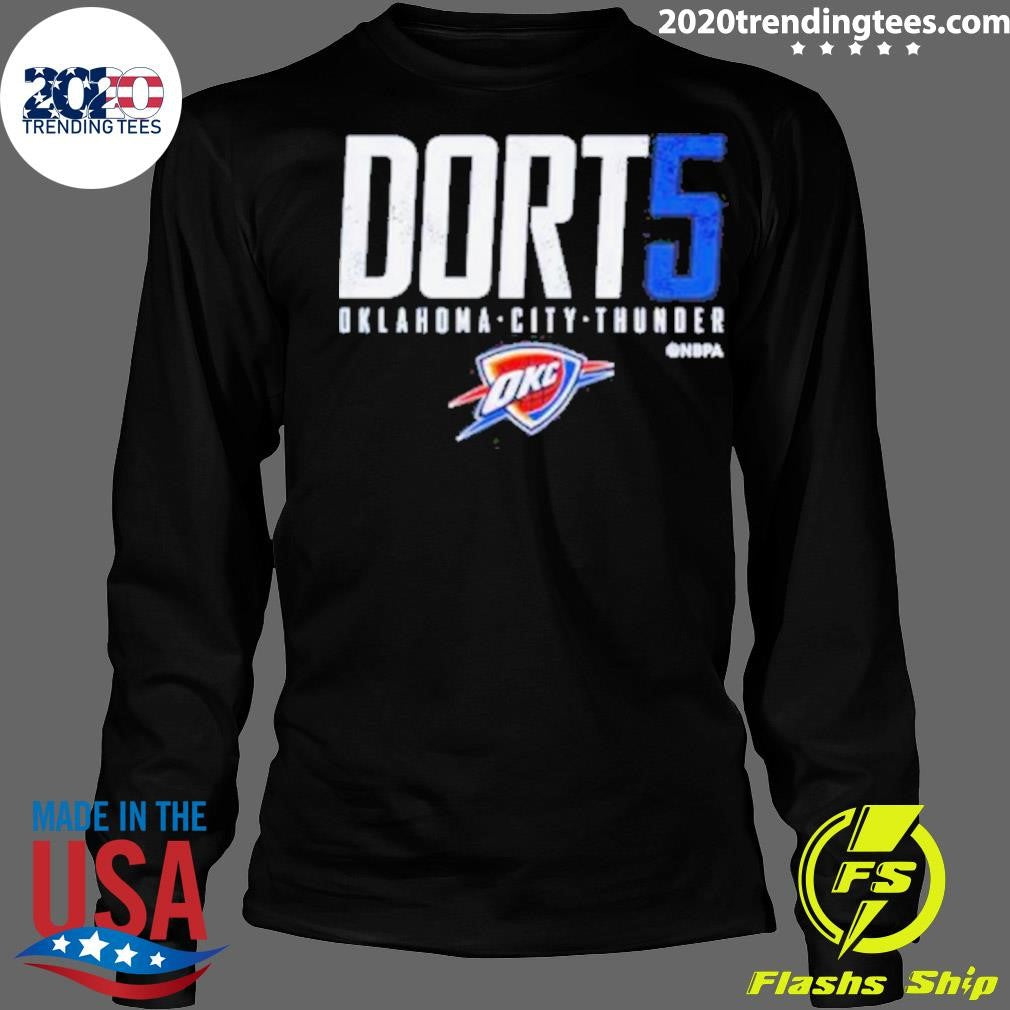 Best Luguentz Dort Oklahoma City Thunder Elite - Adult & Kids T-Shirts, Sweatshirts & Hoodies apparel design preview 4
