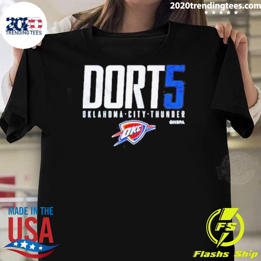 Best Luguentz Dort Oklahoma City Thunder Elite - Adult & Kids T-Shirts, Sweatshirts & Hoodies apparel design preview 1