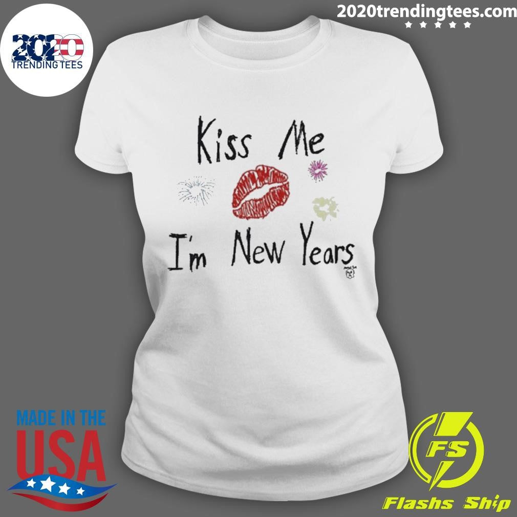Best Marcus Pork Sr Kiss Me I'm New Years - Adult & Kids T-Shirts, Sweatshirts & Hoodies apparel design preview 3