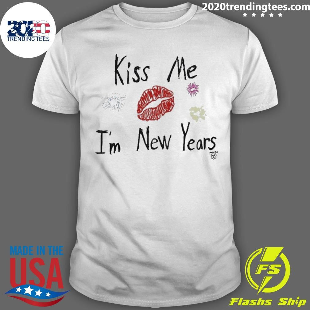 Best Marcus Pork Sr Kiss Me I'm New Years - Adult & Kids T-Shirts, Sweatshirts & Hoodies apparel design preview 1