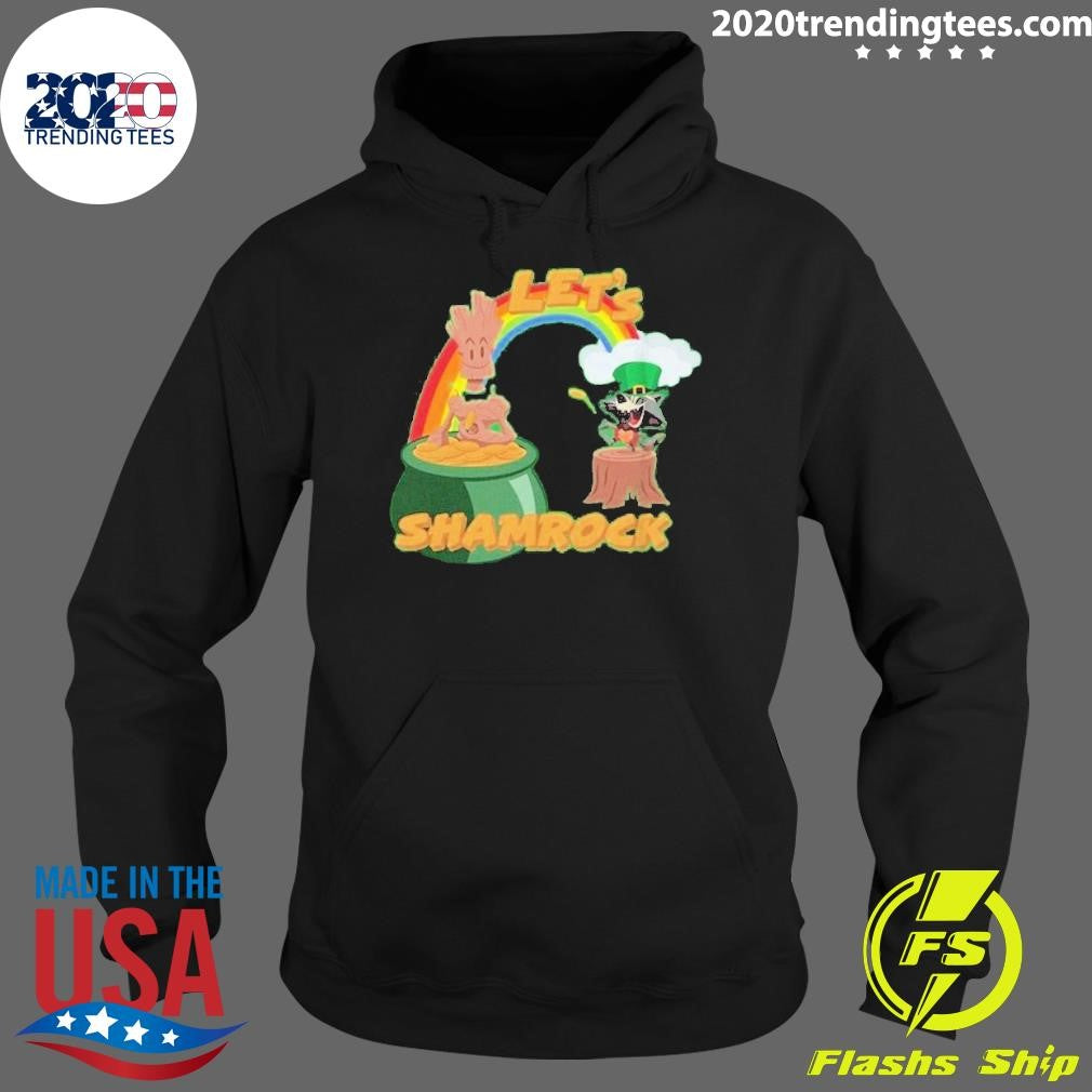Best Marvel Mad Engine Youth Rocket Groot St. Paddy's - Adult & Kids T-Shirts, Sweatshirts & Hoodies apparel design preview 2