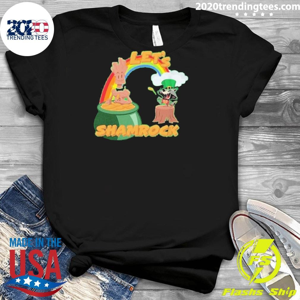 Best Marvel Mad Engine Youth Rocket Groot St. Paddy's - Adult & Kids T-Shirts, Sweatshirts & Hoodies apparel design preview 3