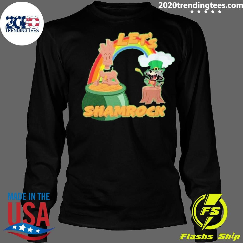 Best Marvel Mad Engine Youth Rocket Groot St. Paddy's - Adult & Kids T-Shirts, Sweatshirts & Hoodies apparel design preview 4