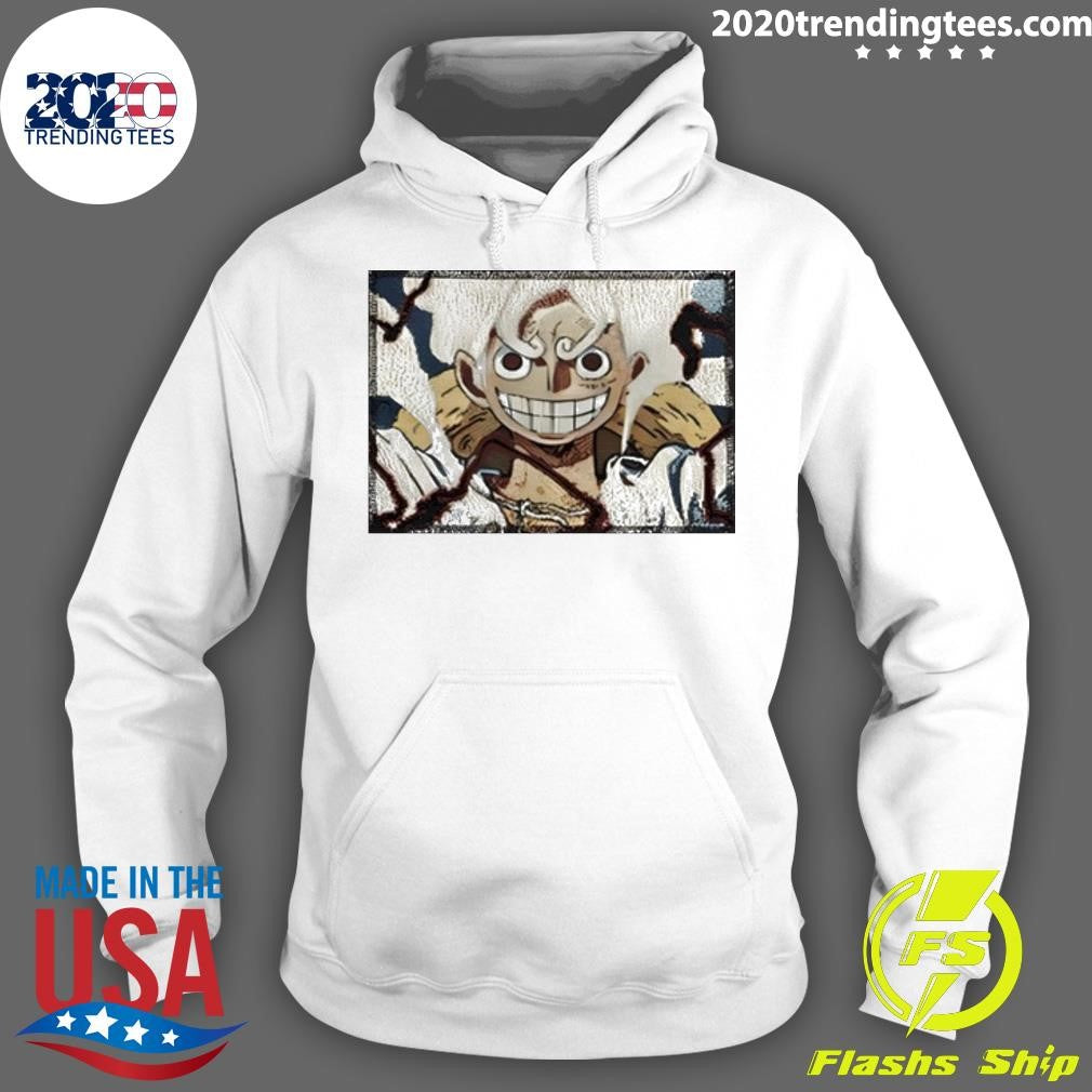 Best Max Holloway Wears A Luffy Gear 5 - Adult & Kids T-Shirts, Sweatshirts & Hoodies apparel design preview 2