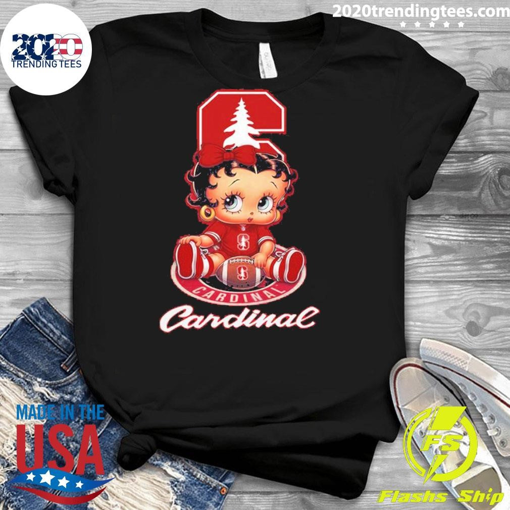 Best Ncaa Stanford Boop Football Betty - Adult & Kids T-Shirts, Sweatshirts & Hoodies apparel design preview 3