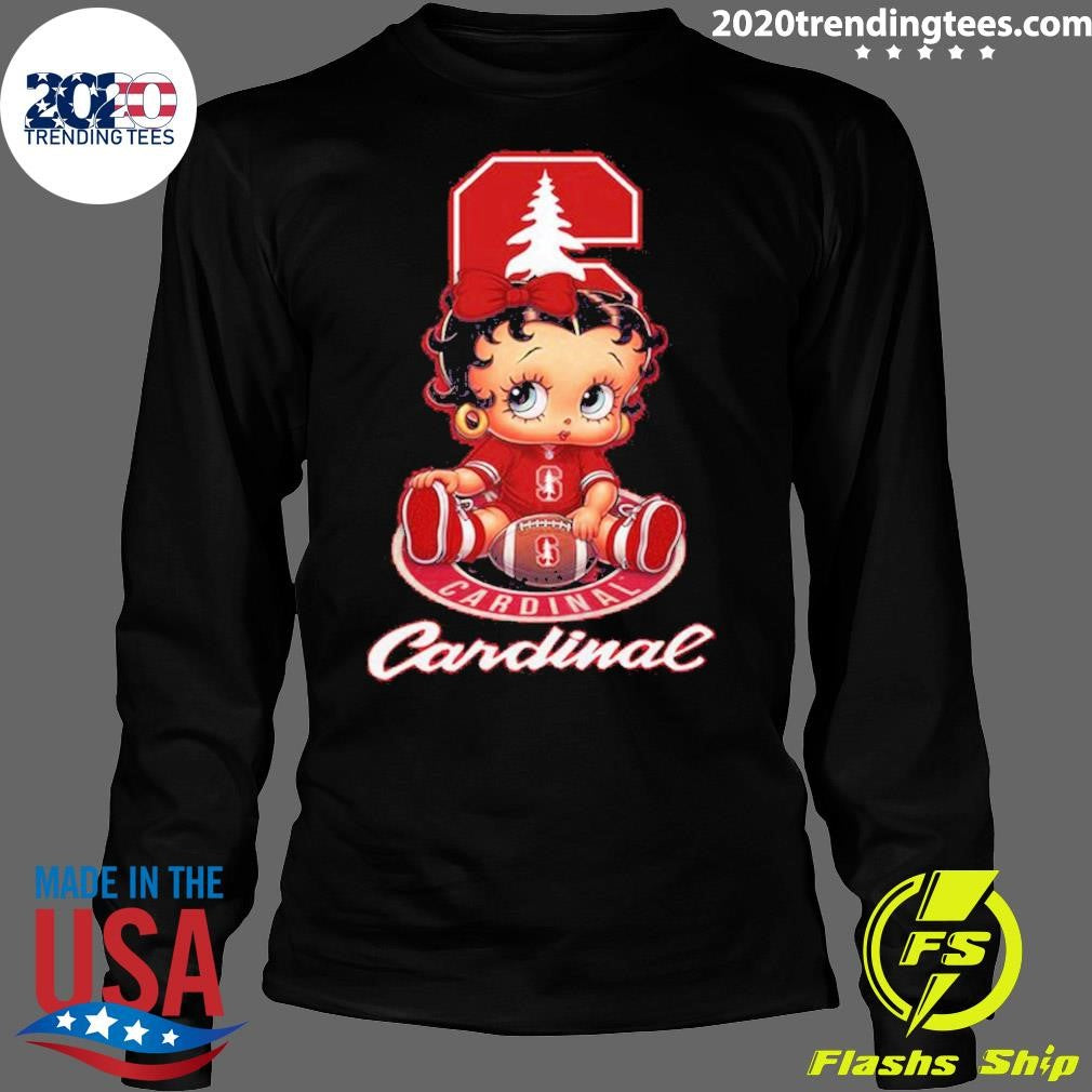 Best Ncaa Stanford Boop Football Betty - Adult & Kids T-Shirts, Sweatshirts & Hoodies apparel design preview 4