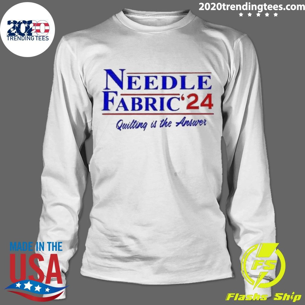 Best Needle Fabric 2024 Quitting Is The Answer - Adult & Kids T-Shirts, Sweatshirts & Hoodies apparel design preview 4