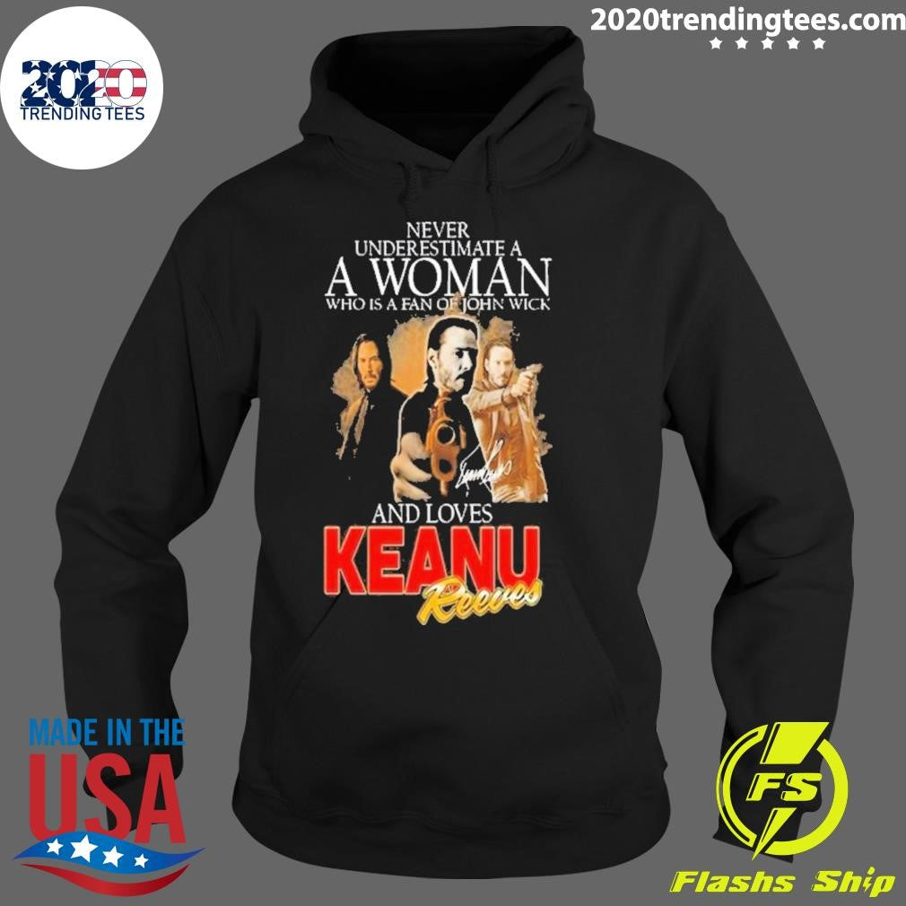 Best Never Underestimate A Woman Who Is Fan Of John - Adult & Kids T-Shirts, Sweatshirts & Hoodies apparel design preview 2