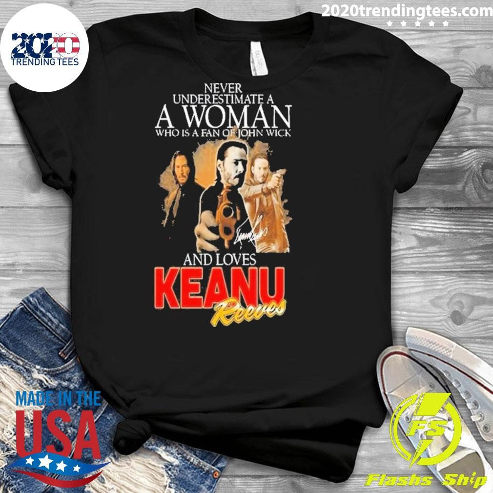 Best Never Underestimate A Woman Who Is Fan Of John - Adult & Kids T-Shirts, Sweatshirts & Hoodies apparel design preview 3