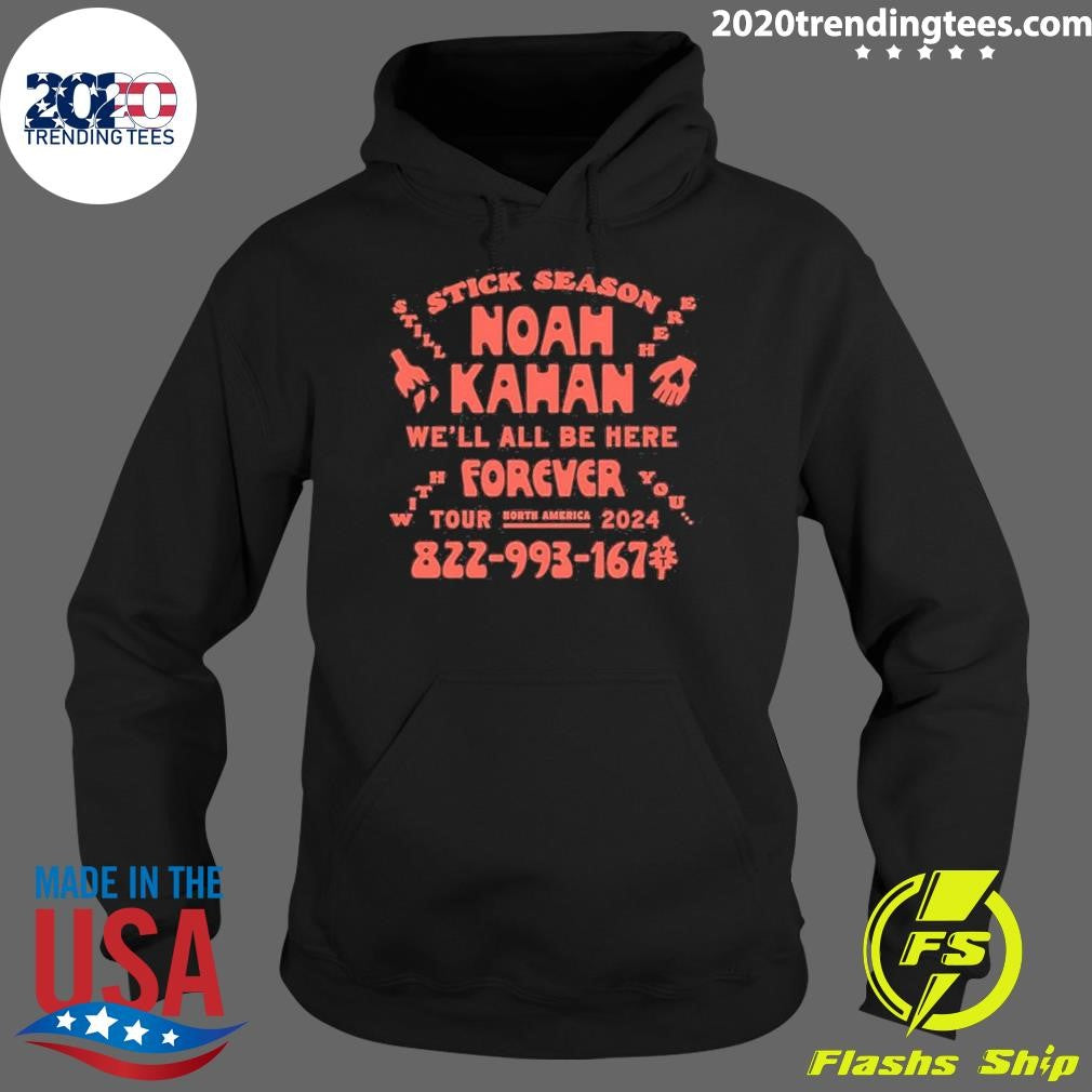 Best Noah Kahan We'll All Be Here Forever Tour - Adult & Kids T-Shirts, Sweatshirts & Hoodies apparel design preview 2