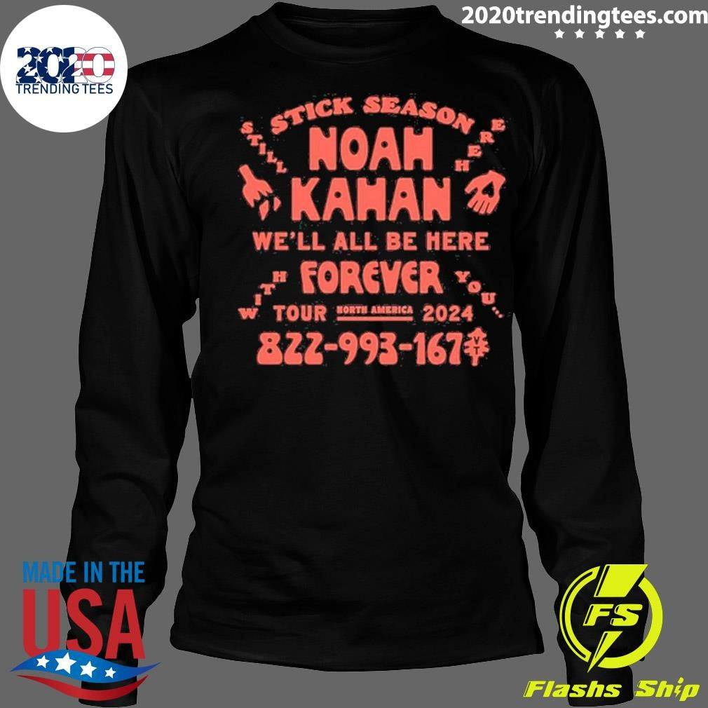 Best Noah Kahan We'll All Be Here Forever Tour - Adult & Kids T-Shirts, Sweatshirts & Hoodies apparel design preview 4