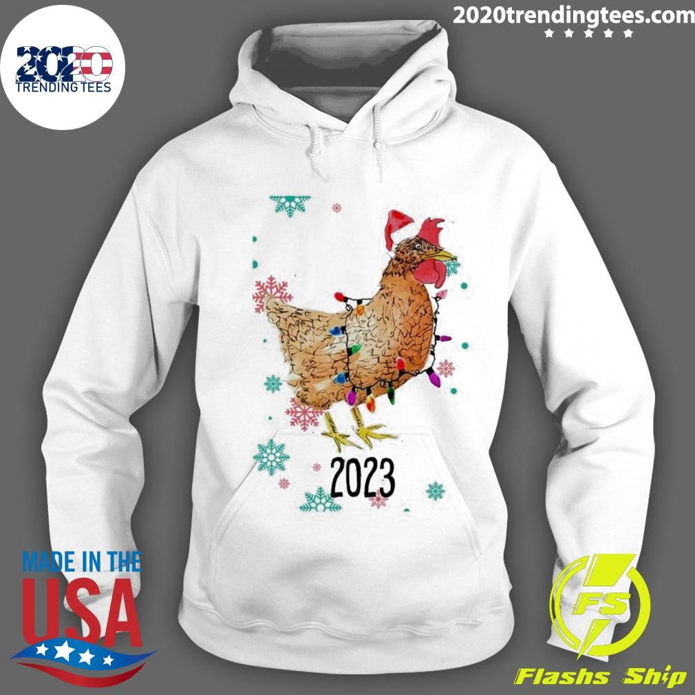 Best Personalized Name Chicken Christmas Light - Adult & Kids T-Shirts, Sweatshirts & Hoodies apparel design preview 2