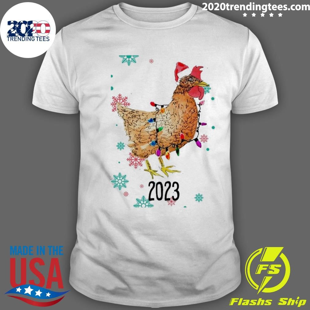 Best Personalized Name Chicken Christmas Light - Adult & Kids T-Shirts, Sweatshirts & Hoodies apparel design preview 1