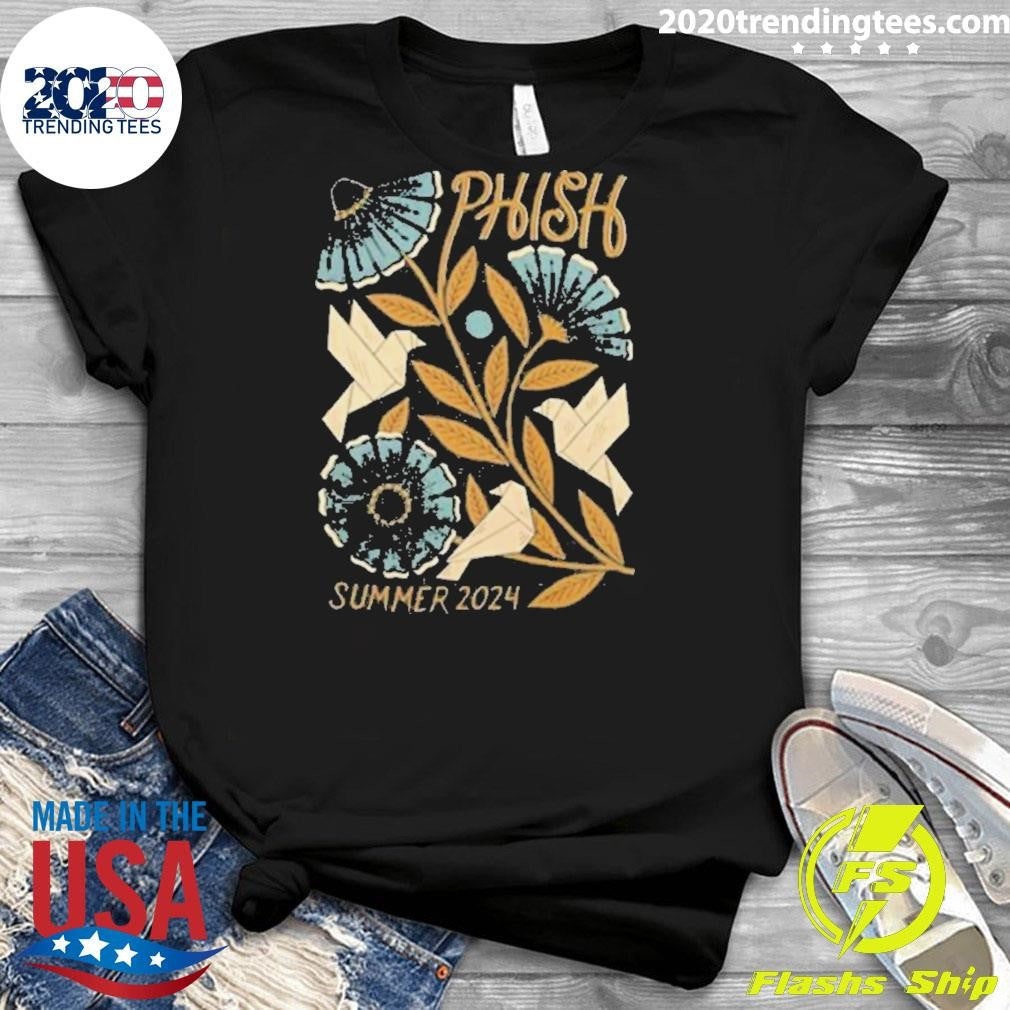 Best Phish Summer Origami Birds 2024 - Adult & Kids T-Shirts, Sweatshirts & Hoodies apparel design preview 3