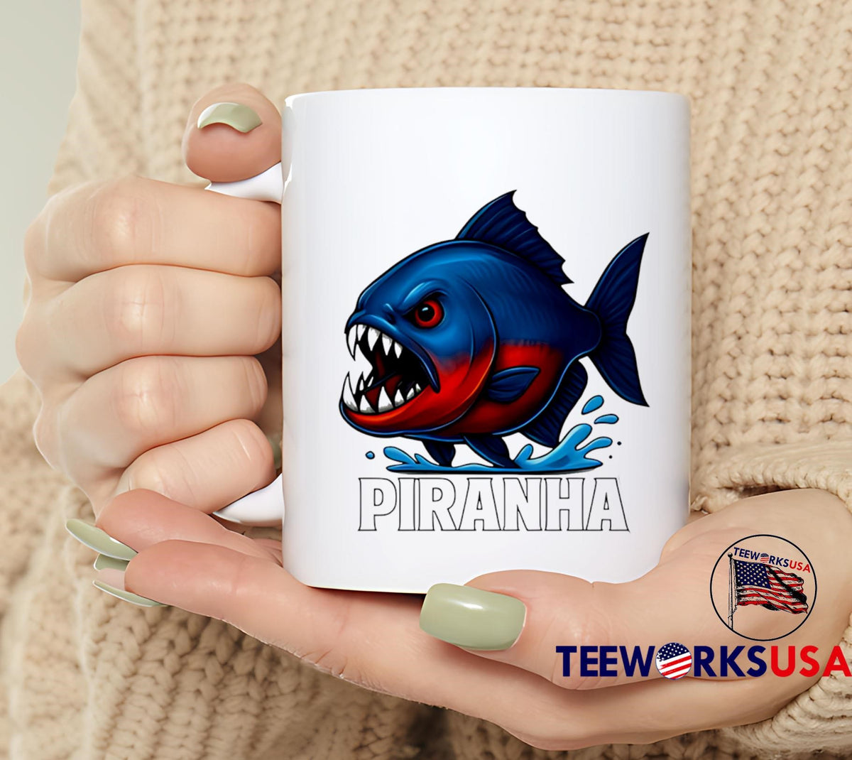 Best Piranha Fish - Adult & Kids T-Shirts, Sweatshirts & Hoodies apparel design preview 6