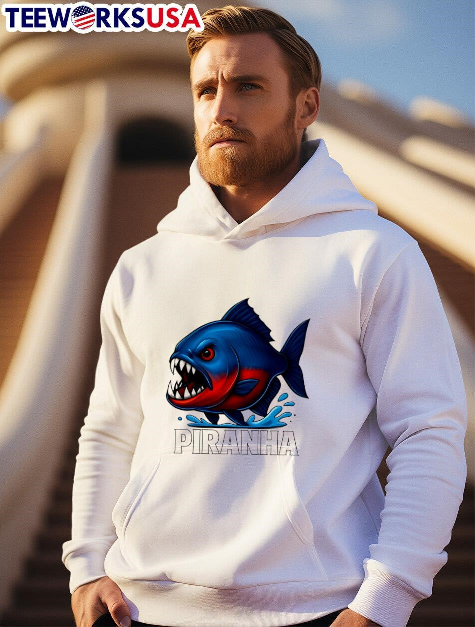 Best Piranha Fish - Adult & Kids T-Shirts, Sweatshirts & Hoodies apparel design preview 2
