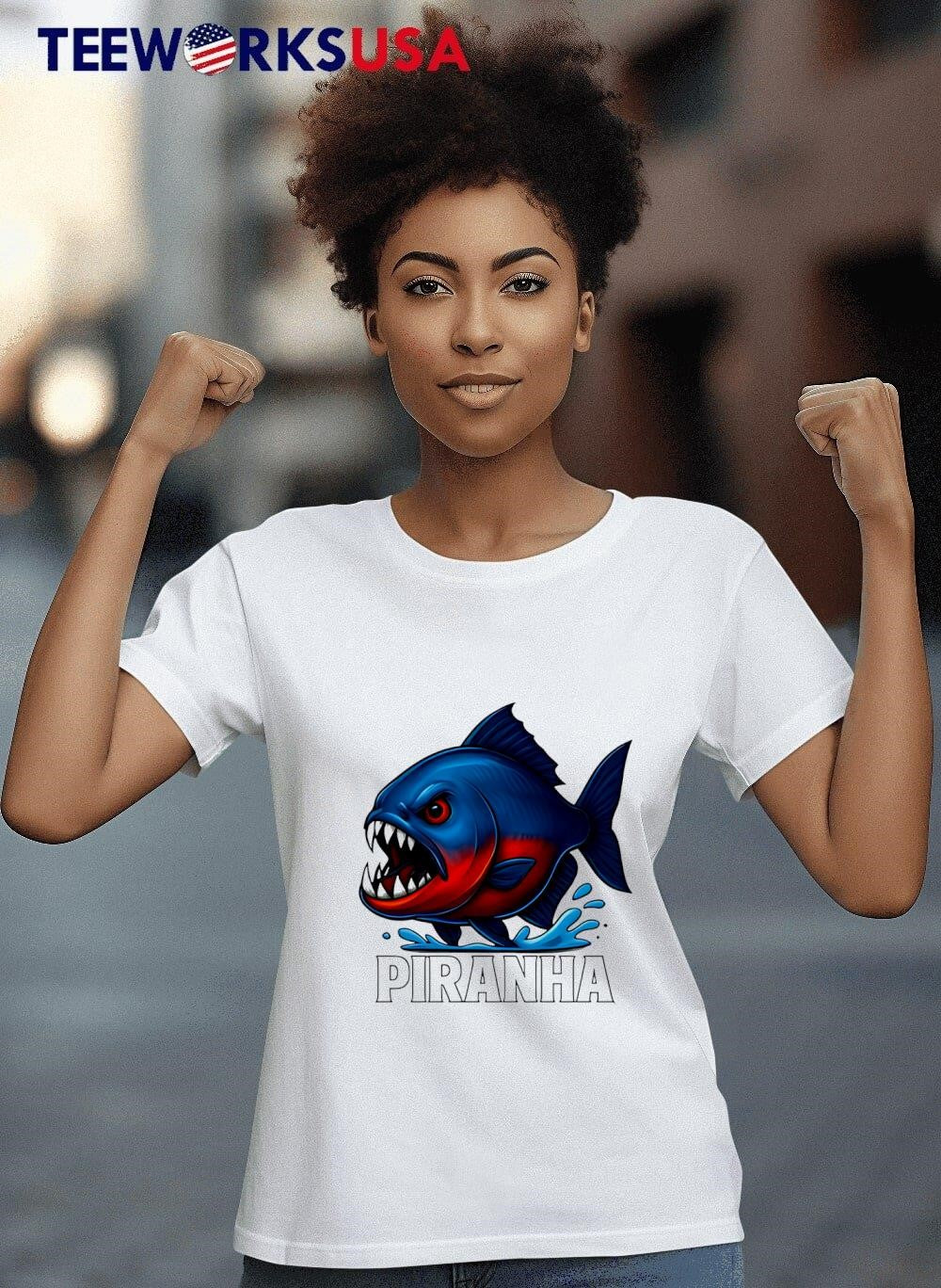 Best Piranha Fish - Adult & Kids T-Shirts, Sweatshirts & Hoodies apparel design preview 8