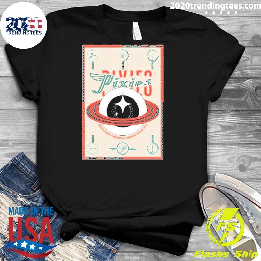 Best Pixies Bossanova X Trompe Le Monde March Tour - Adult & Kids T-Shirts, Sweatshirts & Hoodies apparel design preview 3