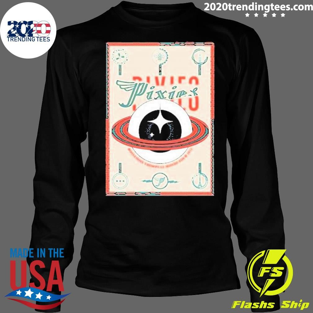 Best Pixies Bossanova X Trompe Le Monde March Tour - Adult & Kids T-Shirts, Sweatshirts & Hoodies apparel design preview 4