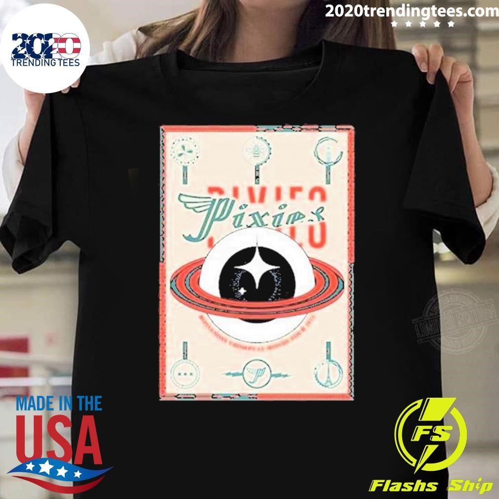 Best Pixies Bossanova X Trompe Le Monde March Tour - Adult & Kids T-Shirts, Sweatshirts & Hoodies apparel design preview 1