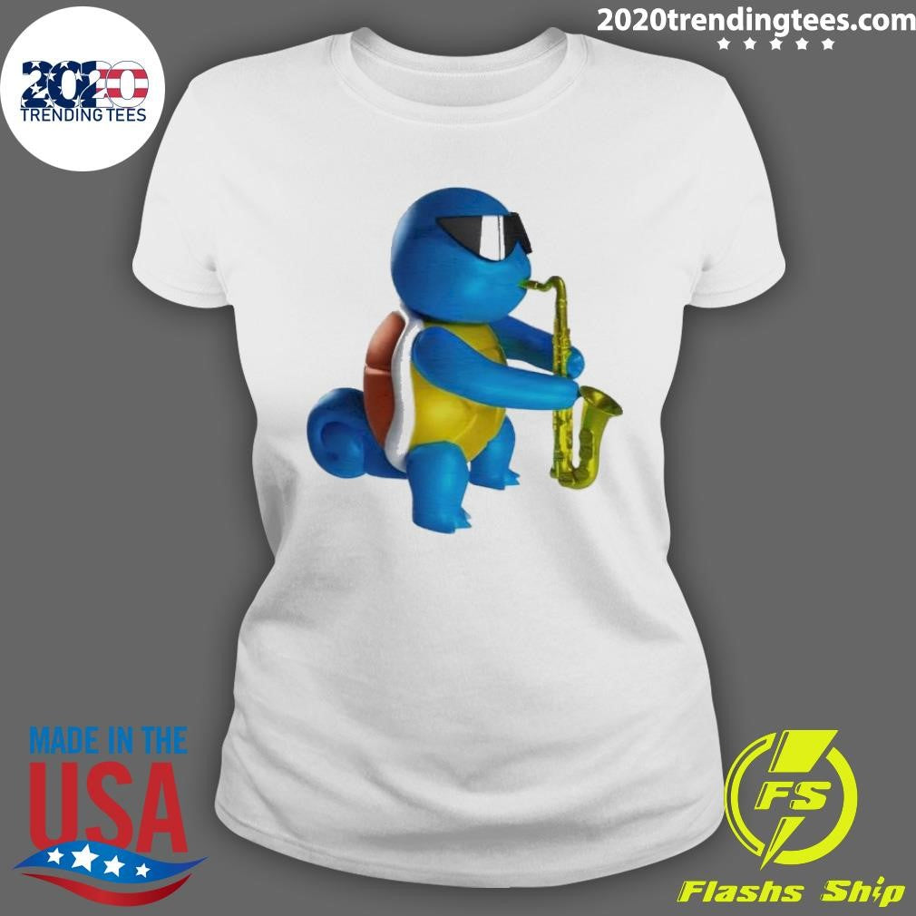Best Pokemon Saxophone Squirt - Adult & Kids T-Shirts, Sweatshirts & Hoodies apparel design preview 3
