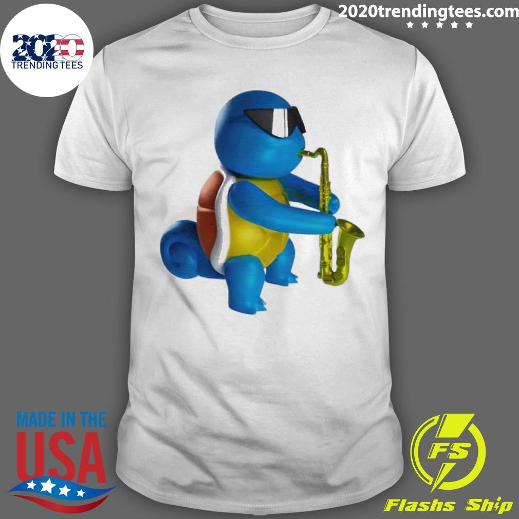 Best Pokemon Saxophone Squirt - Adult & Kids T-Shirts, Sweatshirts & Hoodies apparel design preview 1