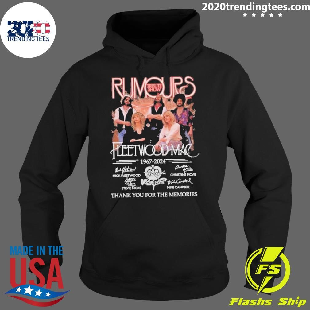 Best Rumours Tribute Show Fleetwood Mac 1967-2024 - Adult & Kids T-Shirts, Sweatshirts & Hoodies apparel design preview 2
