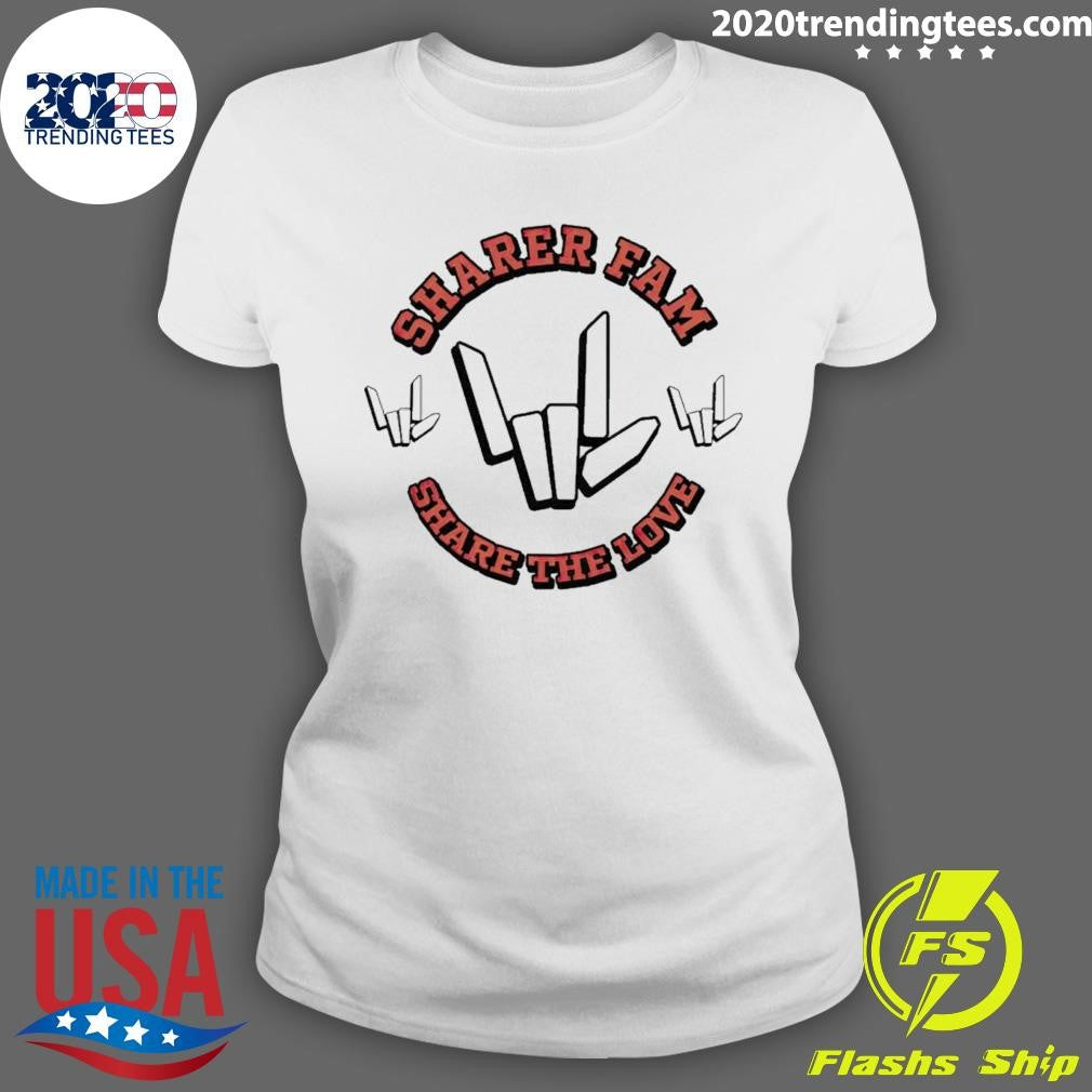 Best Sharer Fam Squad Share The Love - Adult & Kids T-Shirts, Sweatshirts & Hoodies apparel design preview 3