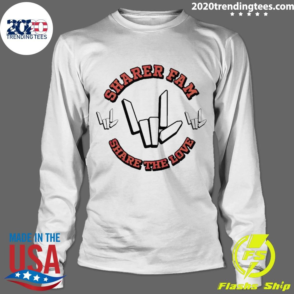 Best Sharer Fam Squad Share The Love - Adult & Kids T-Shirts, Sweatshirts & Hoodies apparel design preview 4