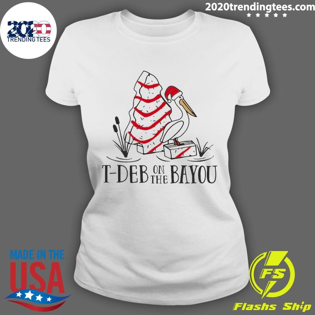 Best Stork Christmas Tree Cakes T-deb On The Bayou - Adult & Kids T-Shirts, Sweatshirts & Hoodies apparel design preview 3
