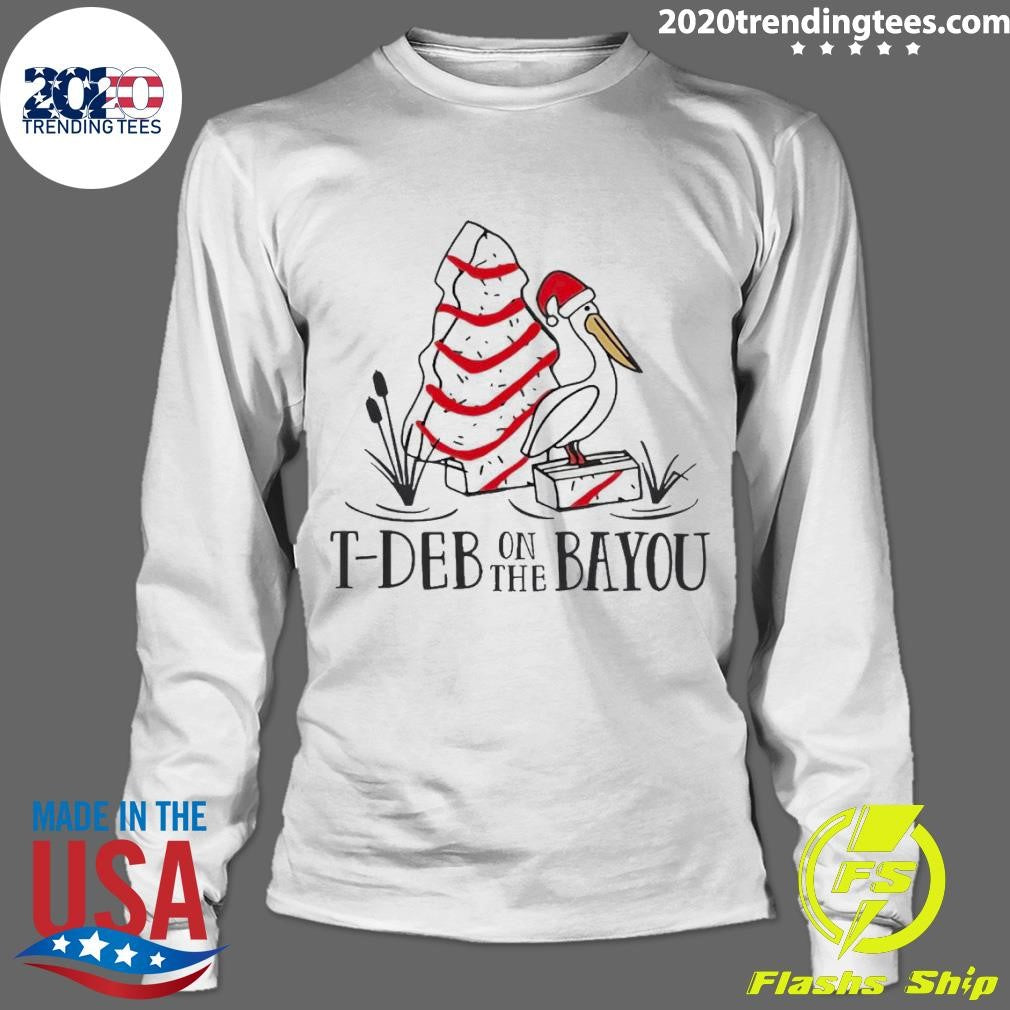 Best Stork Christmas Tree Cakes T-deb On The Bayou - Adult & Kids T-Shirts, Sweatshirts & Hoodies apparel design preview 4