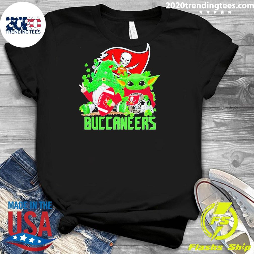 Best Tampa Bay Buccaneers Baby Yoda Happy - Adult & Kids T-Shirts, Sweatshirts & Hoodies apparel design preview 3