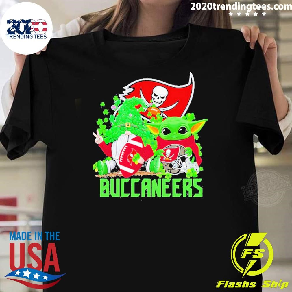 Best Tampa Bay Buccaneers Baby Yoda Happy - Adult & Kids T-Shirts, Sweatshirts & Hoodies apparel design preview 1