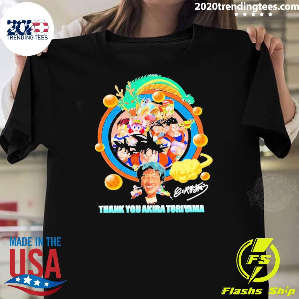 Best Thank You Akira Toriyama - Adult & Kids T-Shirts, Sweatshirts & Hoodies apparel design preview 1