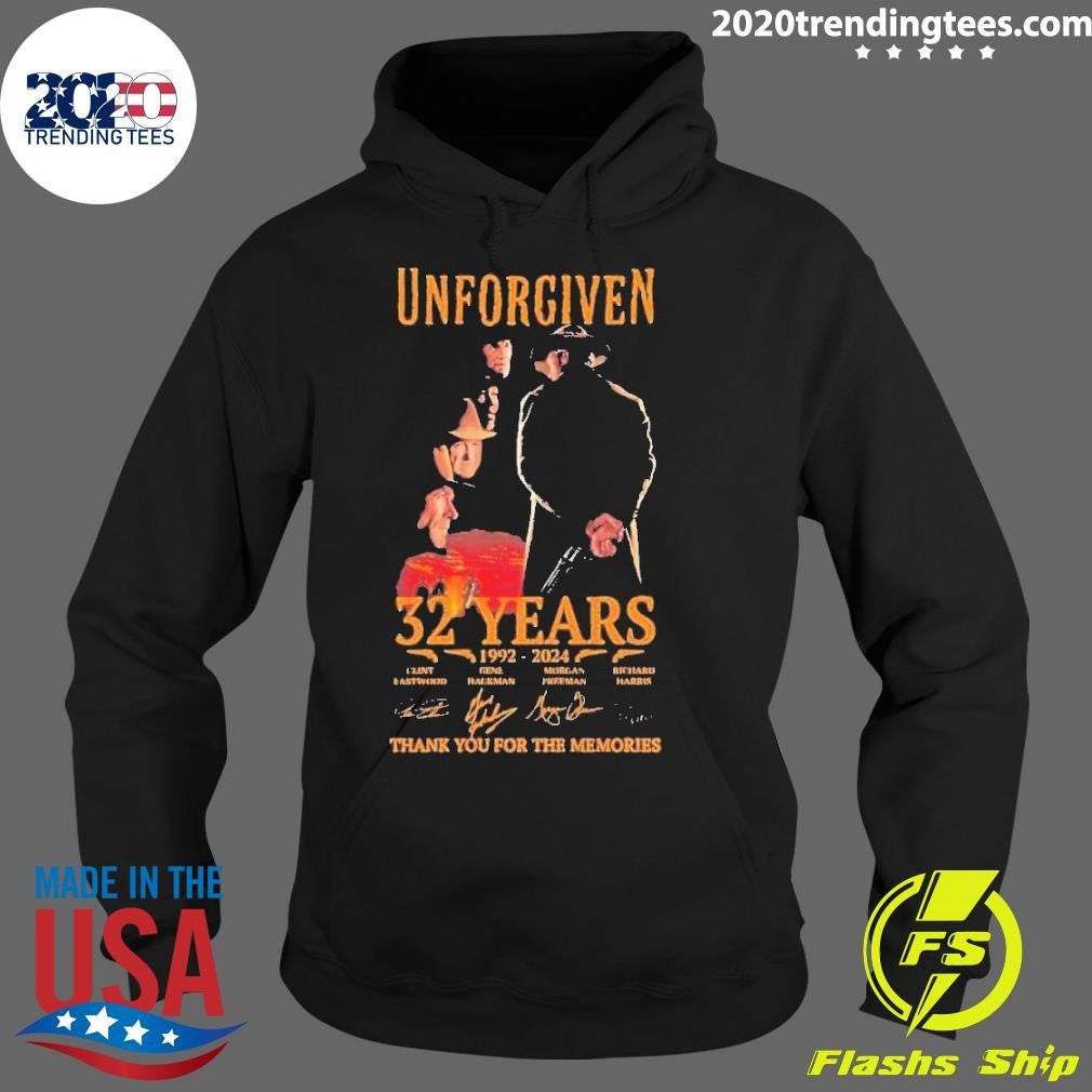 Best Unforgiven 32 Years 1992-2024 Thank You For The - Adult & Kids T-Shirts, Sweatshirts & Hoodies apparel design preview 2