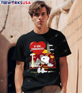 Best Washington Commanders x Snoopy cartoon valentine - Adult & Kids T-Shirts, Sweatshirts & Hoodies apparel design preview 1