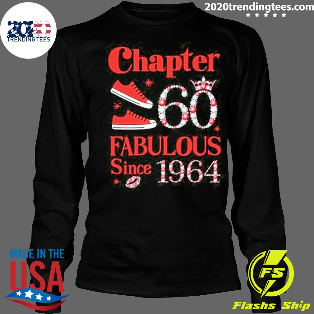 Best Years Shoes Chapter 60 Fabulous Since 1964 - Adult & Kids T-Shirts, Sweatshirts & Hoodies apparel design preview 4