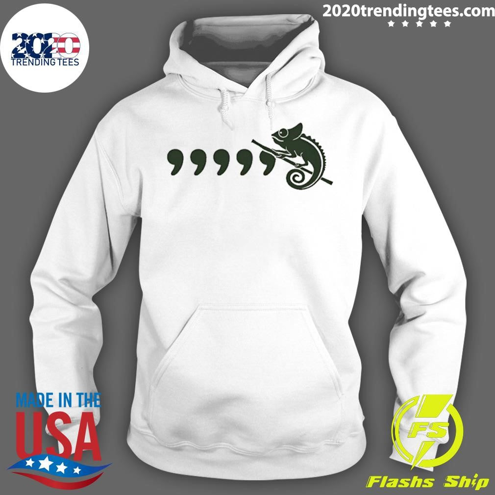 Best comma Chameleon - Adult & Kids T-Shirts, Sweatshirts & Hoodies apparel design preview 2