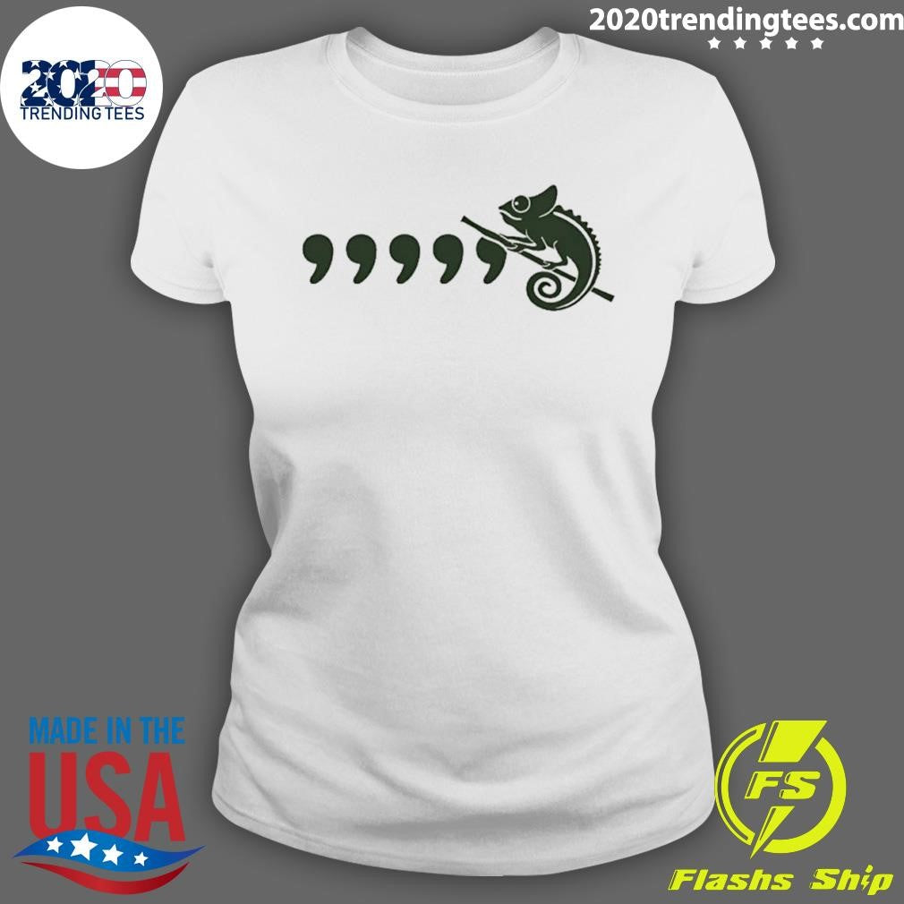 Best comma Chameleon - Adult & Kids T-Shirts, Sweatshirts & Hoodies apparel design preview 3