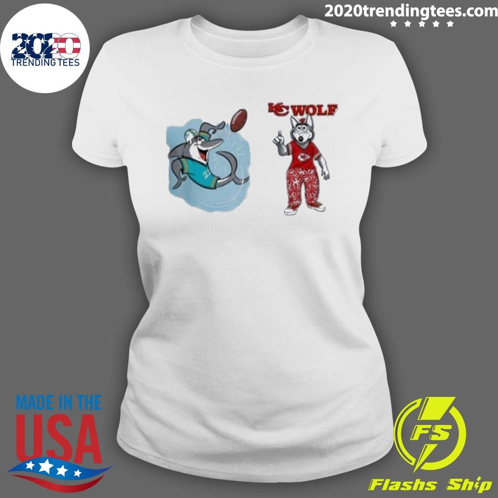 Best miami Dolphins Vs Kansas City Chiefs Nfl 2024 - Adult & Kids T-Shirts, Sweatshirts & Hoodies apparel design preview 3