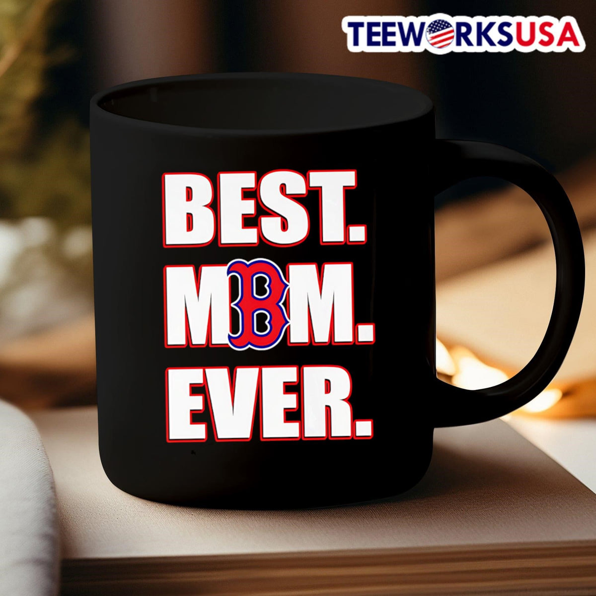 Best mom ever Boston Red Sox - Adult & Kids T-Shirts, Sweatshirts & Hoodies apparel design preview 3
